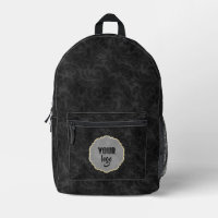 Black Floral Gothic Pattern