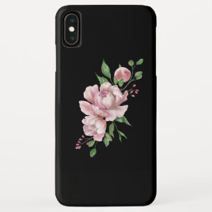 Black Floral iPhone Case