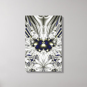 Black Flower Canvas Print