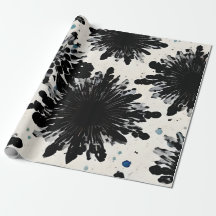 Black Flower Ink: Cool Abstract Design