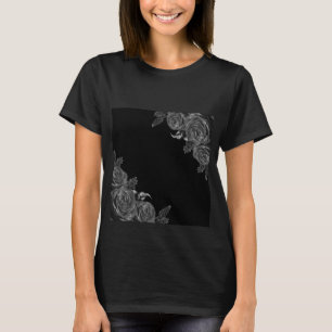 Black flowers composition T-Shirt