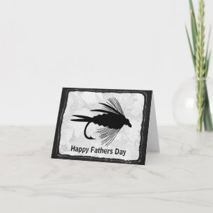 Black Fly Fishing Lure Card