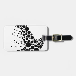 Black Flying Bird Luggage Tag