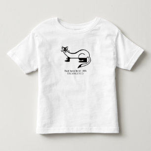  Black-footed FERRET - Animal graphic- USA - Toddler T-Shirt