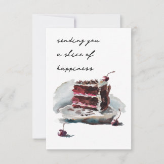 black forest cake card