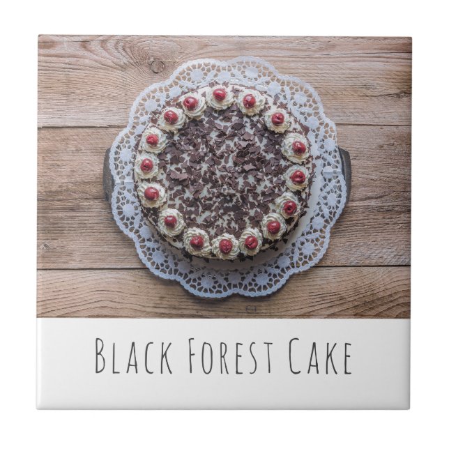 Black Forest Cake Gateau for Confectioners Tile (Front)