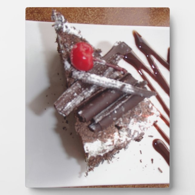 Black forest cake plaque (Front)