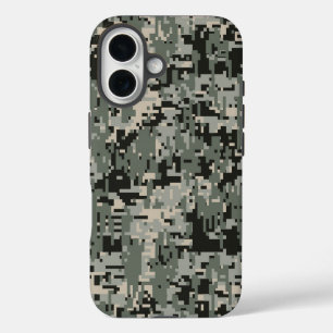 Black Forest Camo Pattern iPhone 16 Case