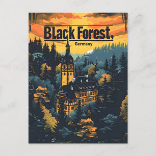 Black Forest Germany Postcard