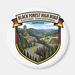 Black Forest High Road Schwarzwald Drive Magnet