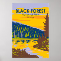 Black Forest National Park Germany Vintage