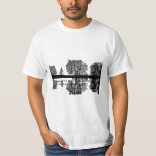 Black Forest River Art - Dark Mysterious Nature T-Shirt