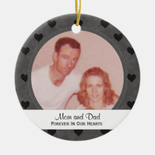 Black Forever In Our Hearts:  Memorial: Ornament