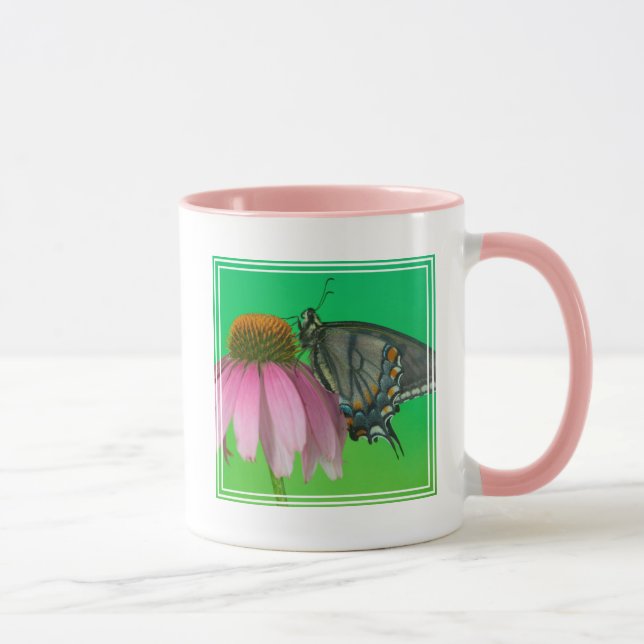 Black Form Of Eastern Tiger Swallowtail Mug (Right)