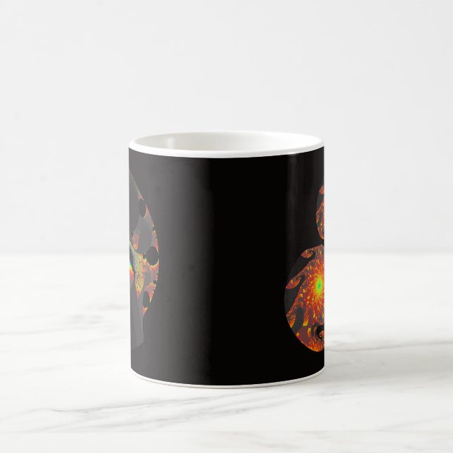Black Fractal Mug (Center)