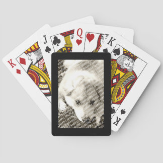 Black Frame Create Your Own Gift Template Playing Cards