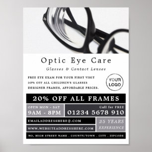 Black Frames, Optician, Technical Practitioner Poster