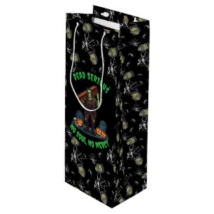 🖤 Black Frankenstein Halloween Gift Bag 💀🎃