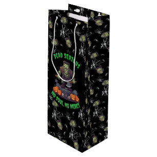 🖤 Black Frankenstein Halloween Gift Bag 💀🎃