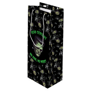 🖤 Black Frankenstein Halloween Gift Bag 💀🎃