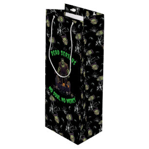 🖤 Black Frankenstein Halloween Gift Bag 💀🎃
