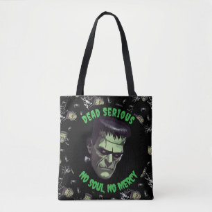 🖤 Black Frankenstein Halloween Tote bag