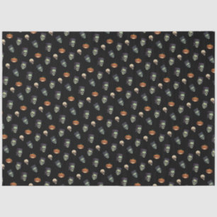 🖤 Black Frankenstein Tissue Paper 💀🎃