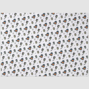 🖤 Black Frankenstein Tissue Paper 💀🎃