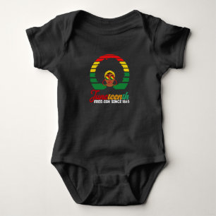 Black Freedom Free Ish Since 1865 Juneteenth Baby Bodysuit