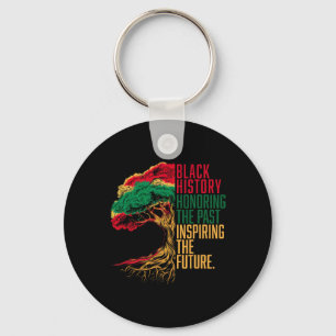 Black Freedom History Afro American Celebrate June Key Ring