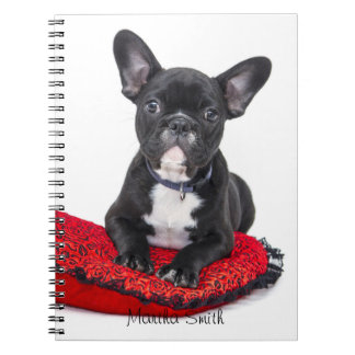 Black French Bulldog Photo // Personalised Notebook