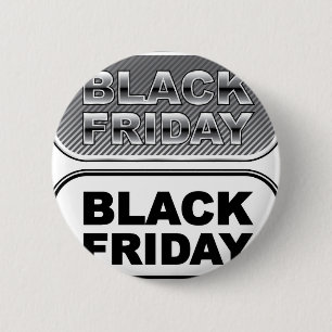 Black Friday button silver