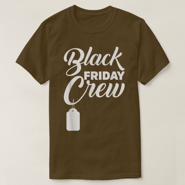 Black Friday Crew Novelty  T-Shirt (Design Front)