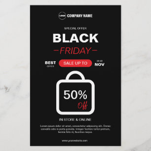 Black Friday Custom Editable Flyer