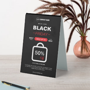 Black Friday Custom Table Tent Sign