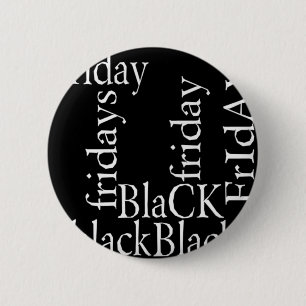 Black Friday Design 6 Cm Round Badge