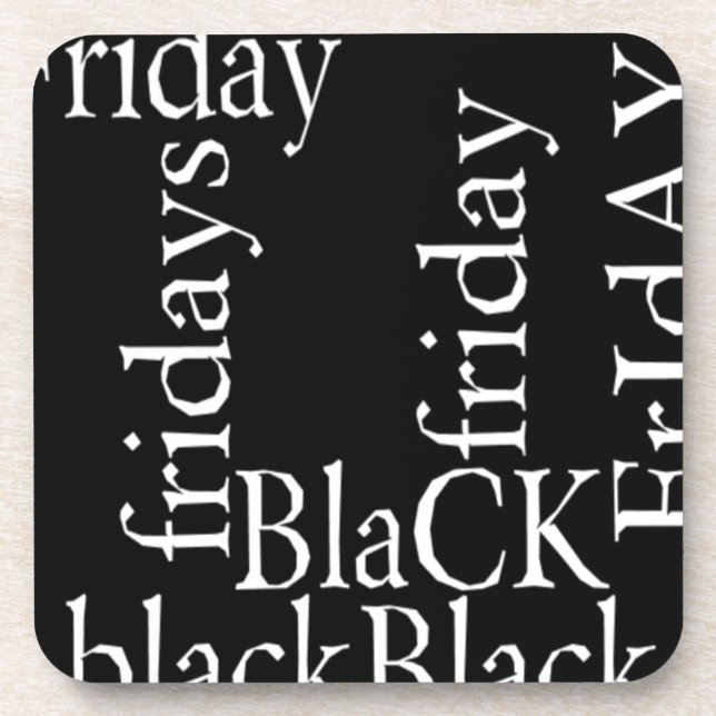 Black Friday Design Coaster (Front)