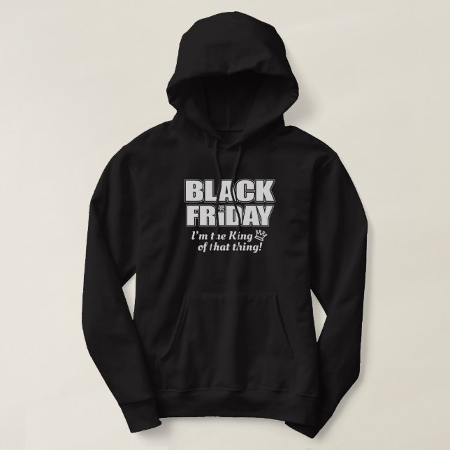 Black Friday Funny Shopping For Deals T-Shirt Hoodie (Design Front)
