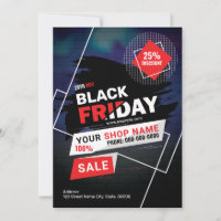 Black Friday Promotional Sale Flyer