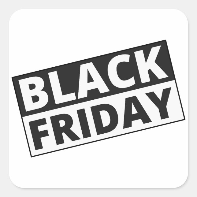 Black Friday Retail Sticker Promotion (Front)