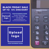 Black Friday Sale on Blue Enclosure Card
