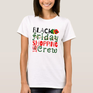 Black Friday Shopping Crew T-Shirt