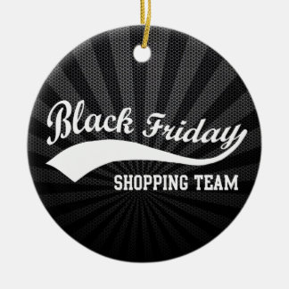 Black Friday Shopping Team Ceramic Tree Decoration