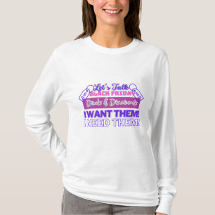 Black Friday T-Shirt - Purple & Pink text