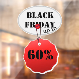 Black Friday Window Cling