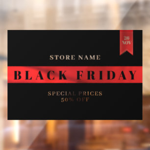 Black Friday Window Cling
