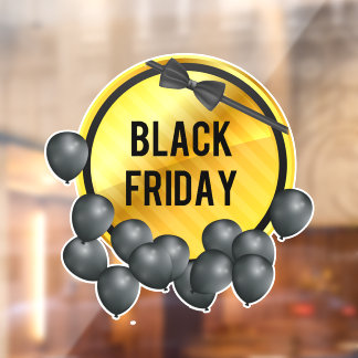 Black Friday Window Cling