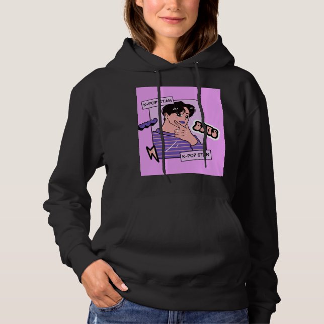 black full sleeve hoodie (Front)
