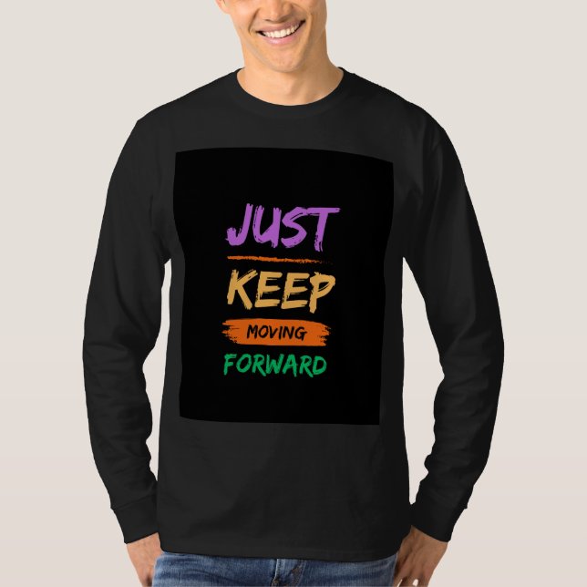 Black full sleeve T-Shirt  (Front)