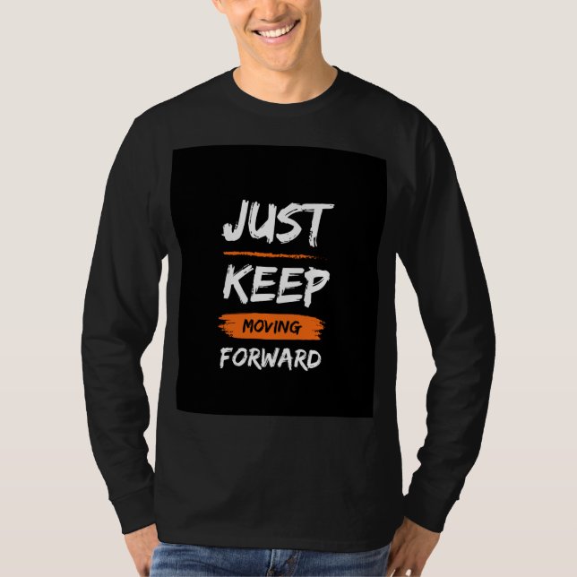 Black full sleeve T-Shirt (Front)